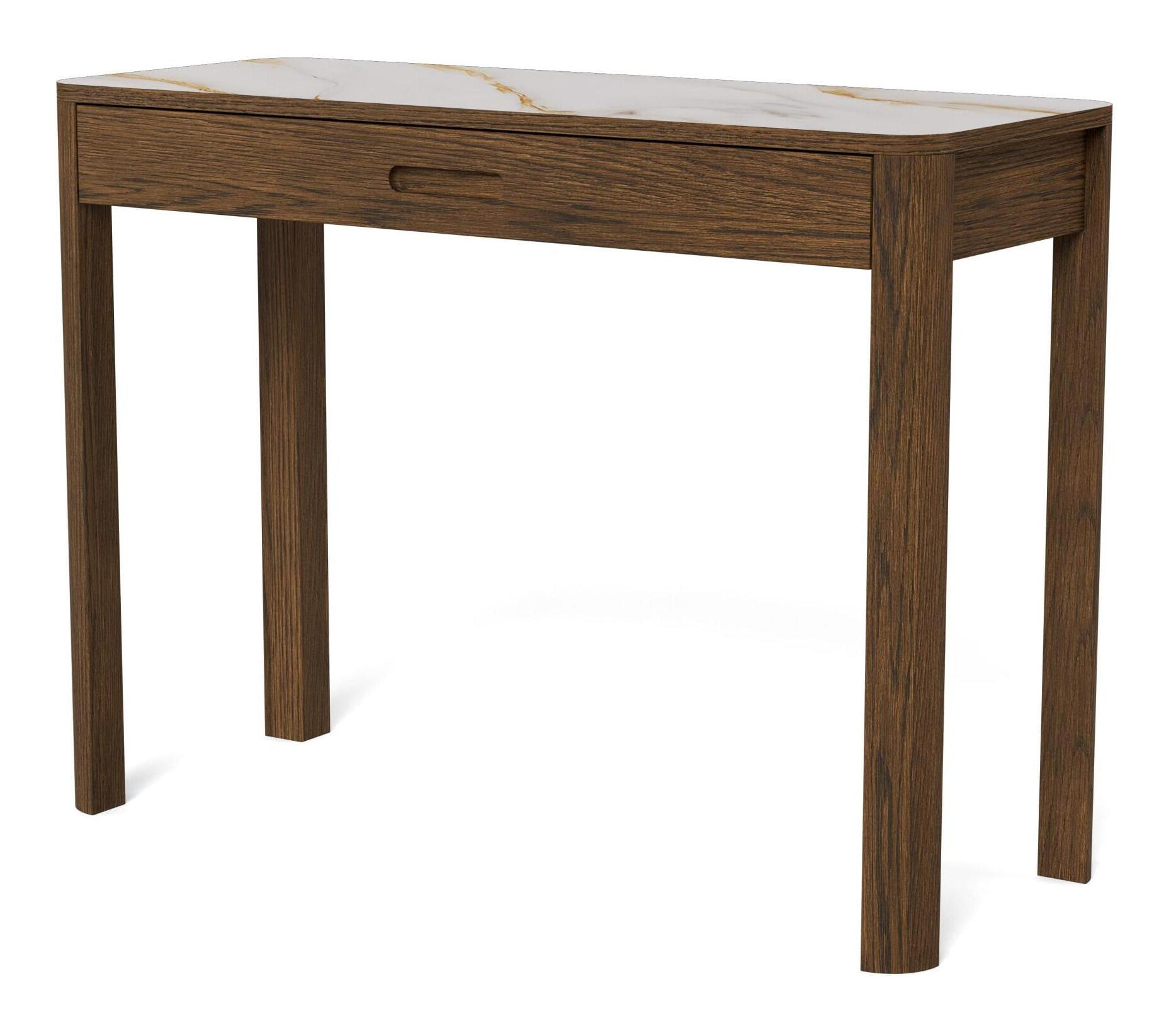 Bendt Sidetable Jawana Marmerlook en eikenfineer