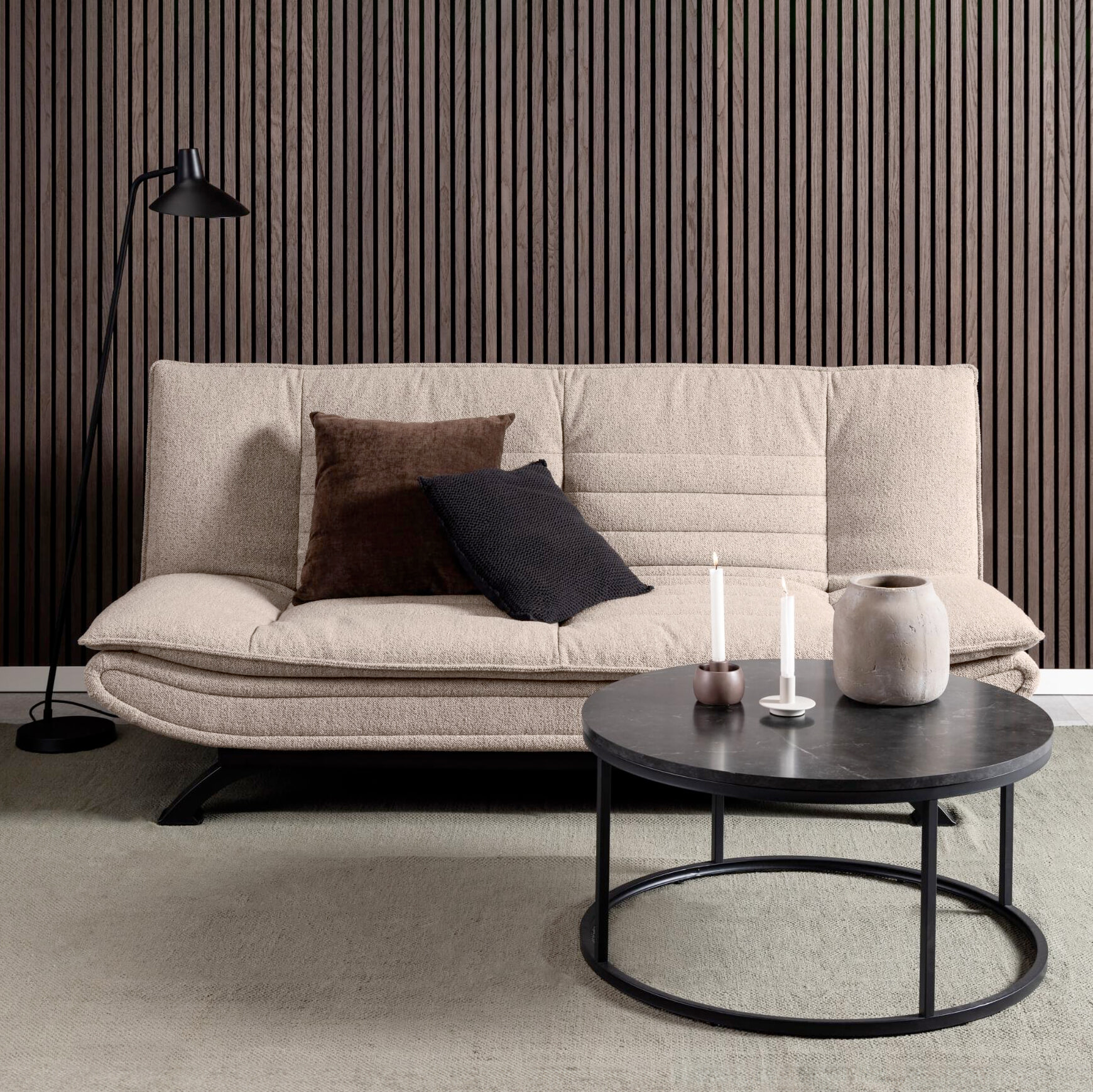 Bendt Slaapbank Oliver Bouclé - Beige | Bendt