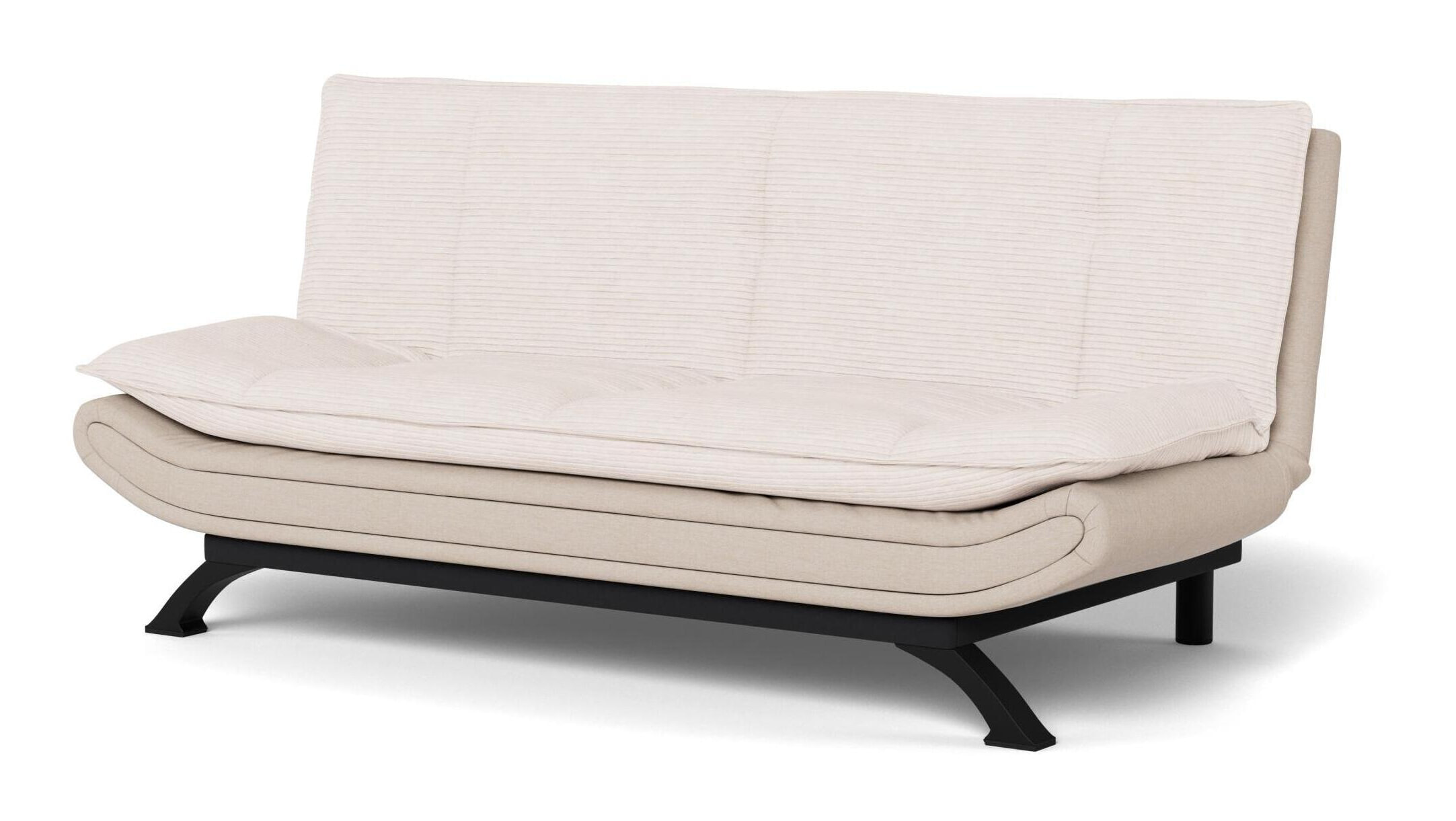 Bendt Slaapbank Oliver Ribstof - Beige | Bendt