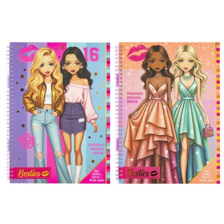 Besties Fashion Ontwerpboek A4 | Besties