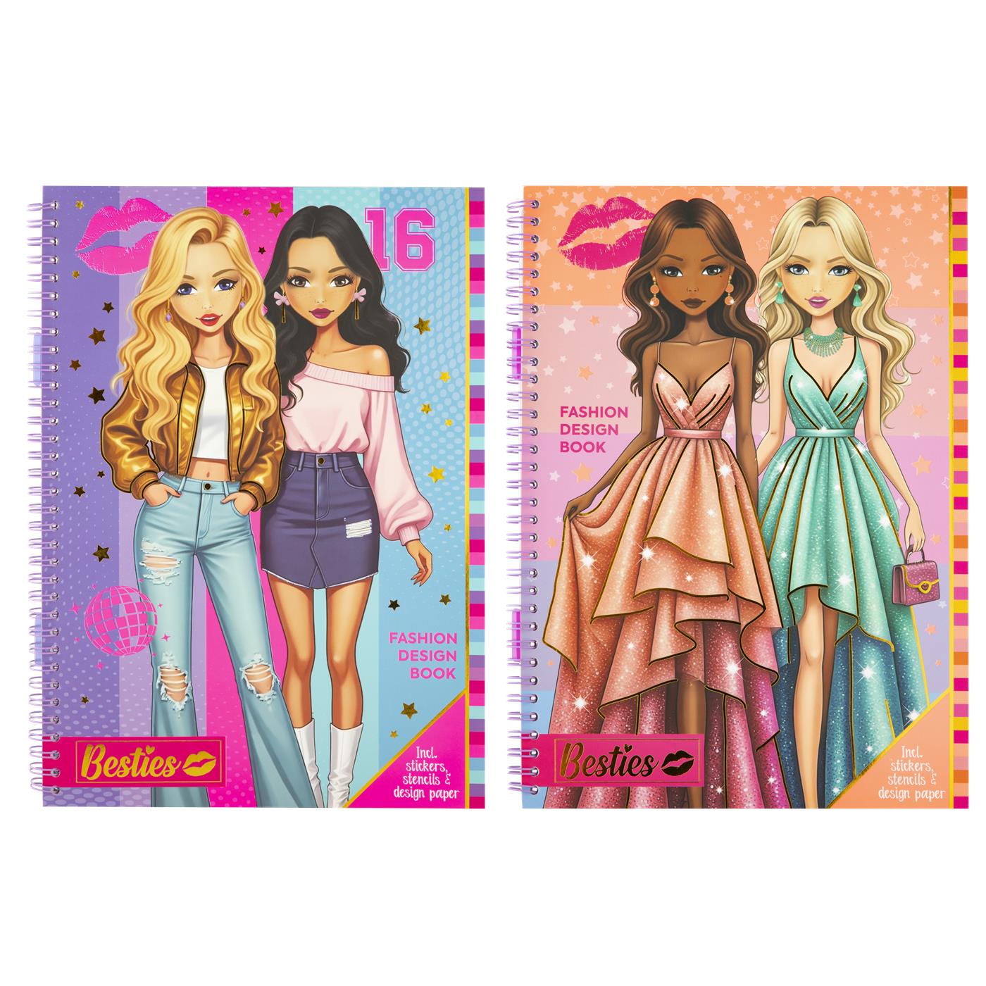 Besties Fashion Ontwerpboek A4 | Besties