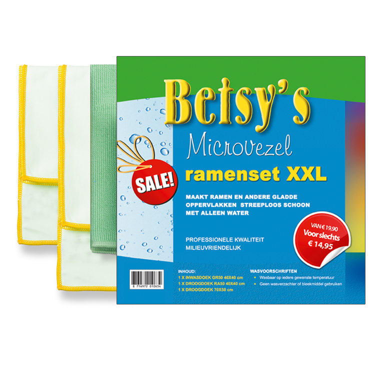 Betsy's Microvezel ramenset XXL groen | Betsy's