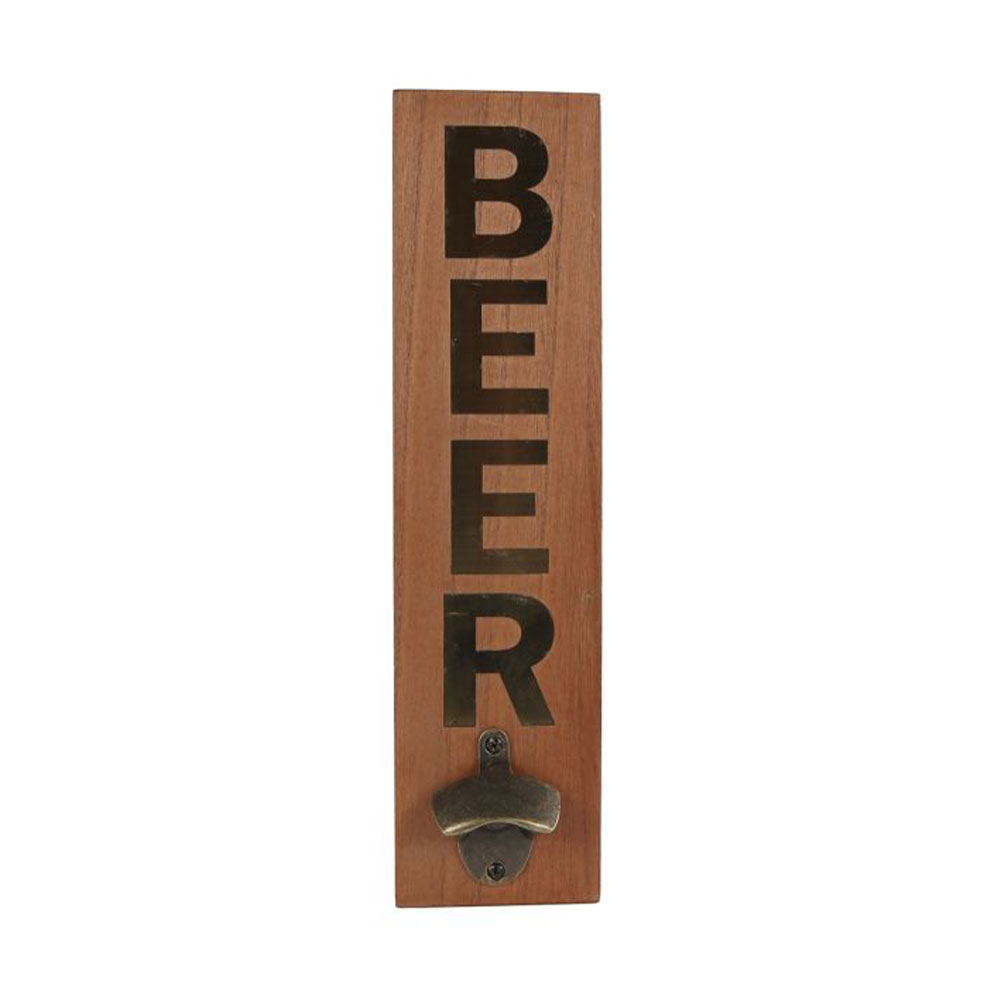 Bieropener Beer hout |
