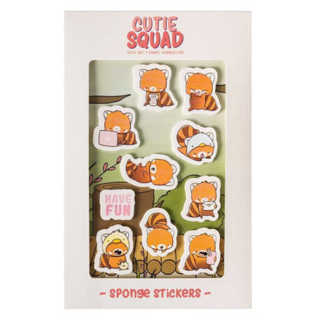 Big foam stickers - Playful red pandas | CutieSquad