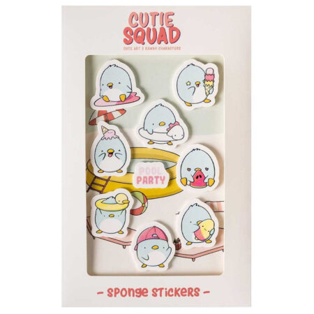 Big foam stickers - Summer Penguins | CutieSquad