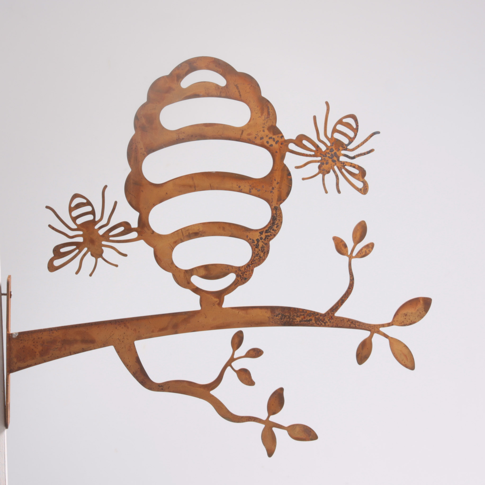 Bijennest metaal 34x33cm roestkleur | Season Inspired Decoration
