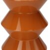 Bijzettafel 31x36cm Karamel Shiny |