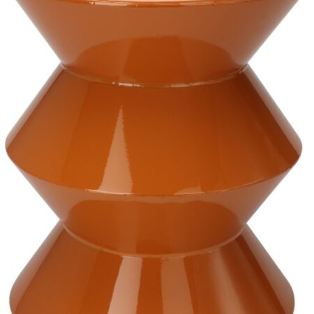 Bijzettafel 31x36cm Karamel Shiny |