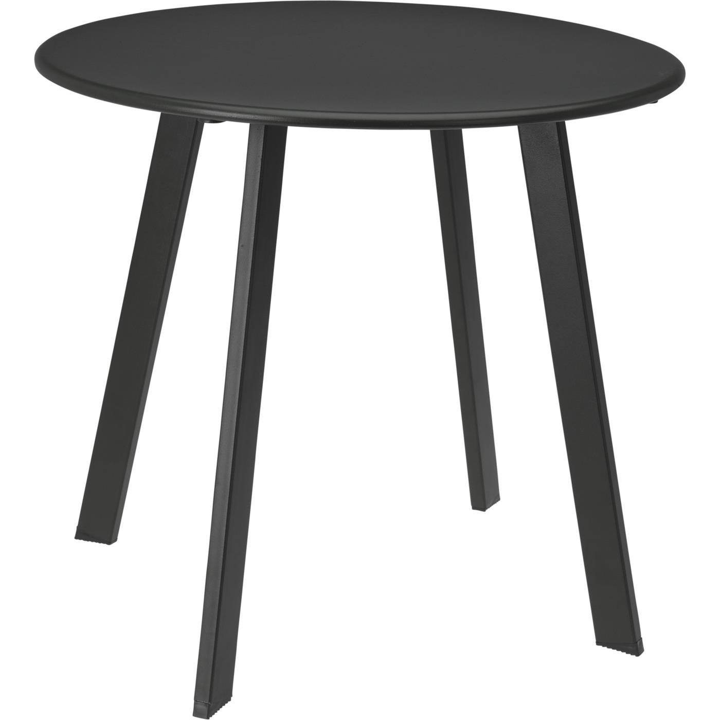 Bijzettafel Ø50xh45cm antraciet | Merkloos
