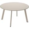 Bijzettafel Ø70xh40cm mat beige | Merkloos