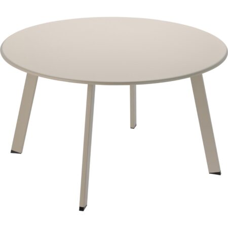 Bijzettafel Ø70xh40cm mat beige | Merkloos