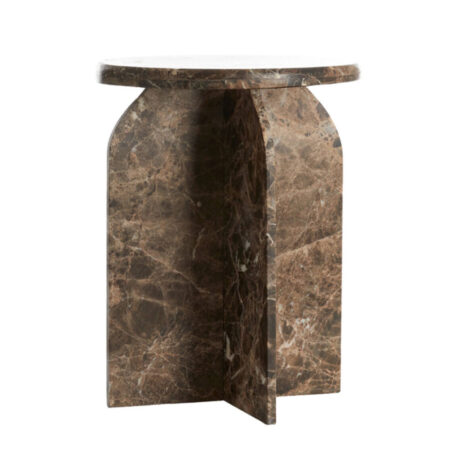 Bijzettafel Otinia marmer donkerbruin | Light & Living