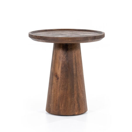 Bijzettafel Ron 46x49 zwart |