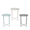Bijzettafel binnen ijzer H48cm | Decoris