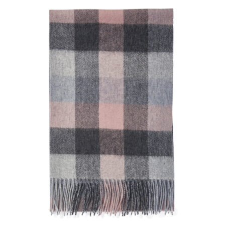 Birch Check Scarf Pearl Grey | Barbour