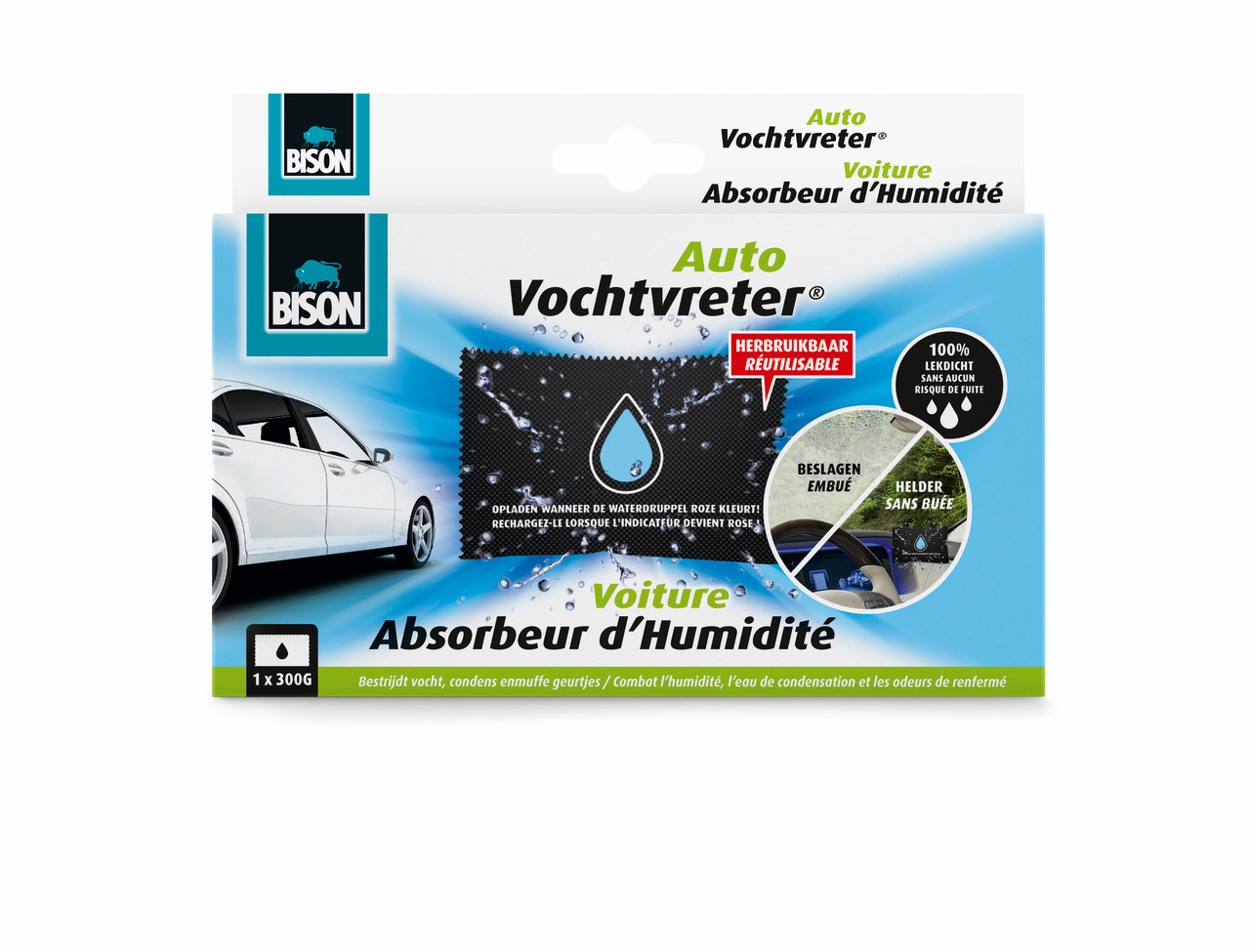 Bison Auto vochtvreter herbruikbaar | Bison