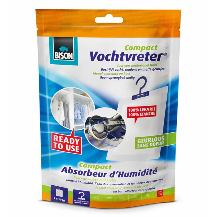 Bison vochtvreter compact met hanger |