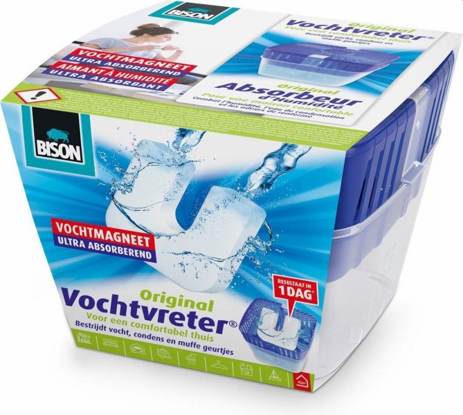 Bison vochtvreter plus magneet 10 stuks | Bison