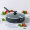 Bk Enjoy Stoofpan Met Keramische Antikleeflaag Met Deksel 28cm | Greenpan