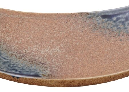 Blauw Bord Minoyaki - Handgemaakt Japans Aardewerk - 21
