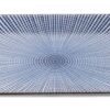 Blauw Rechthoekig Bord - Sendan Tokusa - 23 x 11.5 x 2.3cm | Tokyo Design Studio