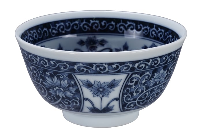 Blauw-Witte Kom - Mixed Bowels - 400ml 12.7 x 6.8cm | Tokyo Design Studio