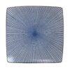 Blauw vierkant bord - Sendan Tokusa - 22 x 22 cm | Tokyo Design Studio