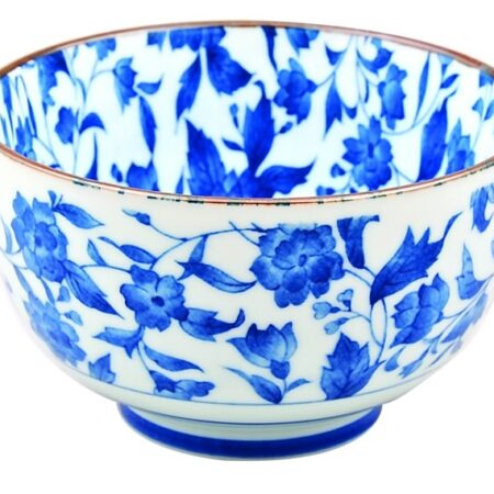 Blauw-wit Porseleinen Kom - Mixed Bowls - 500ml - 12.7x7.5cm | Tokyo Design Studio