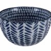 Blauw-witte keramieken kom - Tokyo Design Studio - 750ml - 15x8