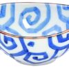 Blauw-witte keramische kom - Mixed Bowls - 10.5 x 5cm 150ml | Tokyo Design Studio