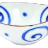 Blauw-witte keramische kom - Mixed Bowls - 500ml - 16 x 7cm | Tokyo Design Studio