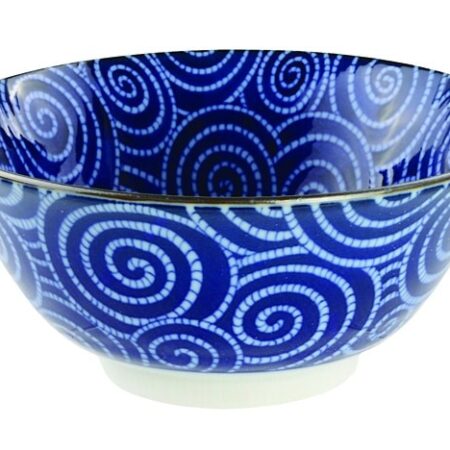 Blauw-witte keramische kom - Mixed bowls - 500ml - 14.8 x 6.8cm | Tokyo Design Studio