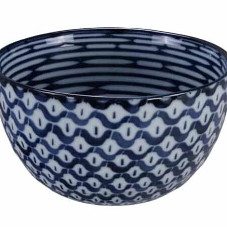 Blauw-witte keramische kom - Tokyo Design Studio - Mixed Bowls - 750ml - 15 x 8