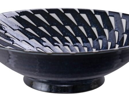 Blauw-witte kom - Mixed Bowls - 1600ml - 25