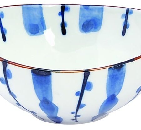 Blauw-witte kom - Mixed Bowls - 500ml - 16 x 7cm | Tokyo Design Studio