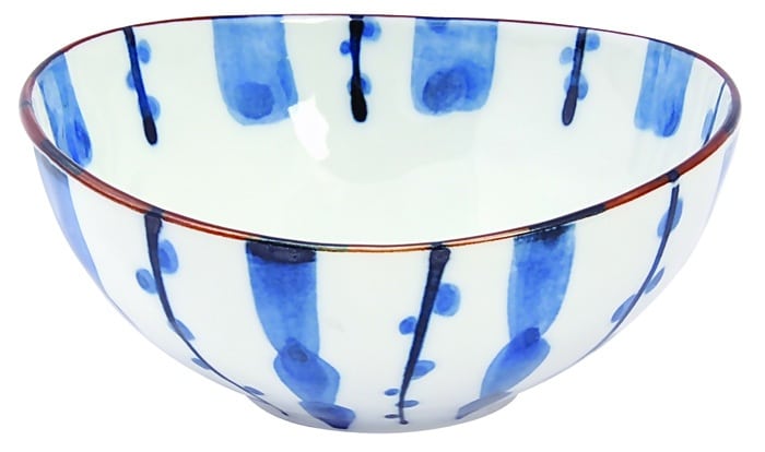 Blauw-witte kom - Mixed Bowls - 500ml - 16 x 7cm | Tokyo Design Studio