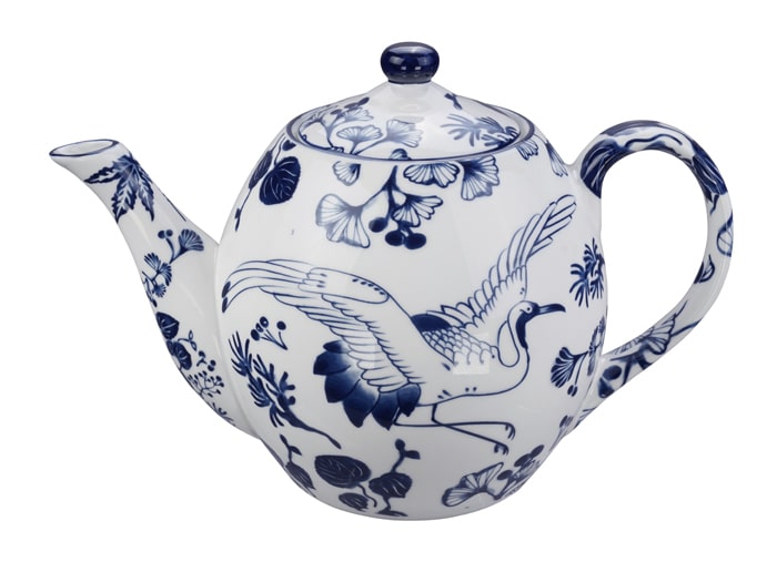 Blauw-witte theepot - Flora Japonica - Tokyo Design Studio - 1250ml | Tokyo Design Studio