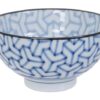 Blauw/Wit Kom - Traditioneel Japans Ontwerp - 400ml - 12 x 6.5cm | Tokyo Design Studio