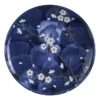 Blauw/Witte Bord met kers figuur - Blue Sakura - 25.5cm | Tokyo Design Studio