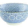 Blauw/Witte Keramische Kom - Mixed Bowls - 500ml - 14.8 x 6.8cm | Tokyo Design Studio