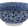 Blauw/Witte Keramische Kom - Mixed Bowls - 500ml - 15x7cm