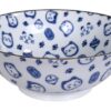 Blauw/Witte Kom - Lucky Cats - 1000ml - 18.2 x 7.7cm | Tokyo Design Studio