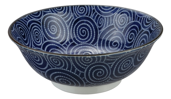 Blauw/Witte Kom - Mixed Bowls - 1000ml - 20