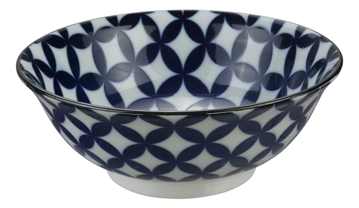 Blauw/Witte Kom - Mixed Bowls - 1000ml - 20