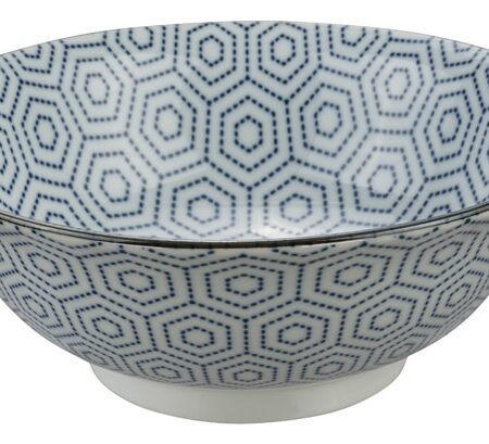 Blauw/Witte Kom - Mixed Bowls - 1000ml - 20