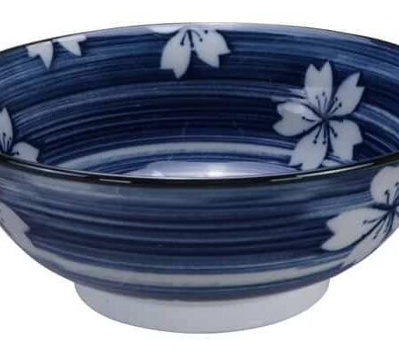 Blauw/Witte Kom - Mixed Bowls - 21 x 8 cm 1000ml | Tokyo Design Studio
