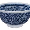 Blauw/Witte Kom - Mixed Bowls - 400ml 12.7 x 6.8cm | Tokyo Design Studio