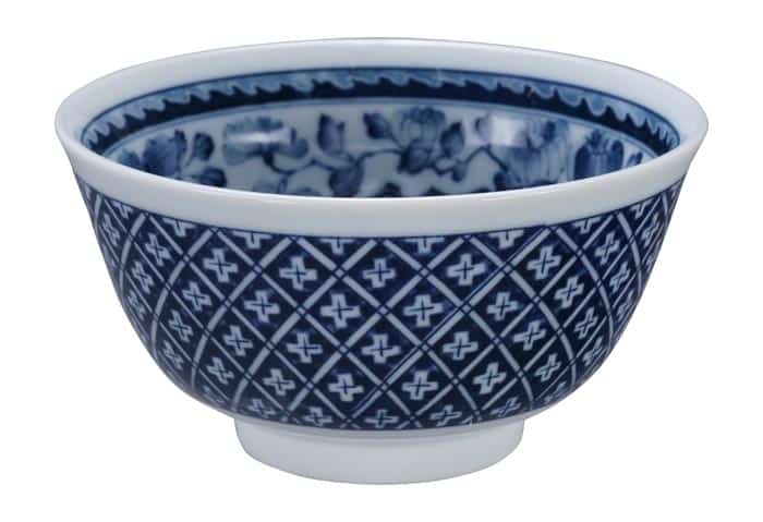 Blauw/Witte Kom - Mixed Bowls - 400ml 12.7 x 6.8cm | Tokyo Design Studio