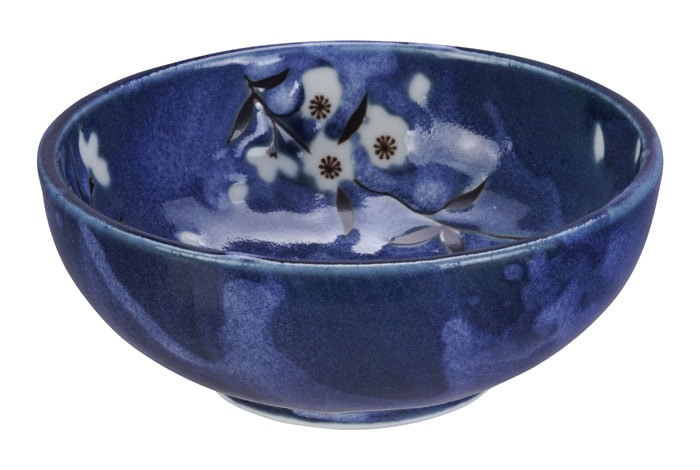 Blauw/Witte Sausschaal - Blue Sakura - 200ml 11x4cm | Tokyo Design Studio