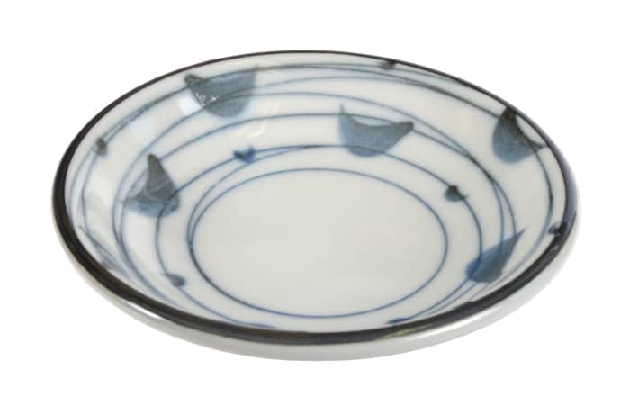 Blauw/Witte Seiji Rasen Sojasaus Schaal - The Oriental Shop - 9.5x2cm | Tokyo Design Studio